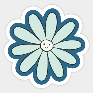 Happy Flower Mint Sticker